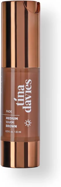 Tina Davies Pigmenty na obočí FADE, středně teplá hnědá 15 ml