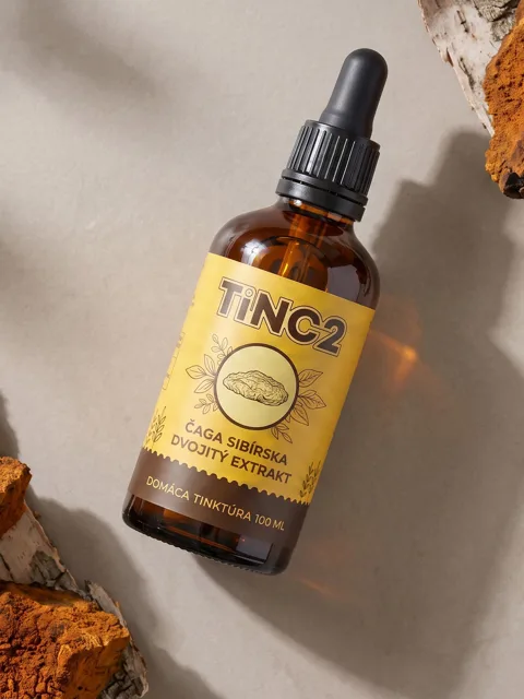 TINC2 TINKTURA - Čaga sibírská dvojitý extrakt 100 ml