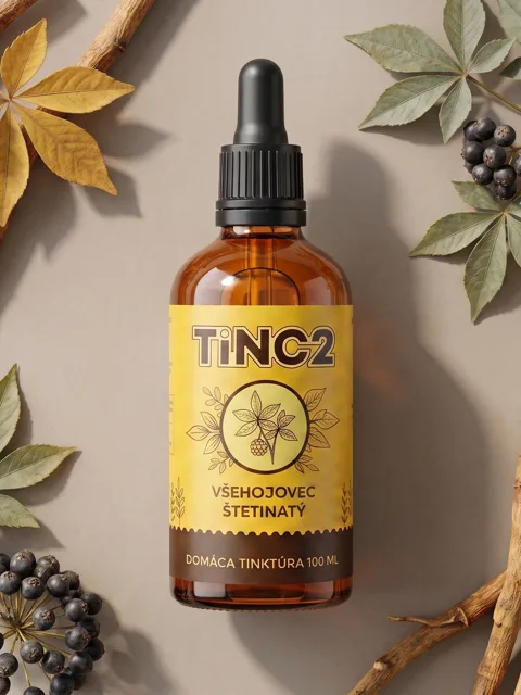 TINC2 TINKTURA - Eleuterokoku ostnitého (sibiřský žen-šen) 100 ml