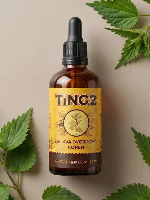 TINC2 TINKTURA - Kopřiva dvoudomá kořen 100 ml Kusy: 1