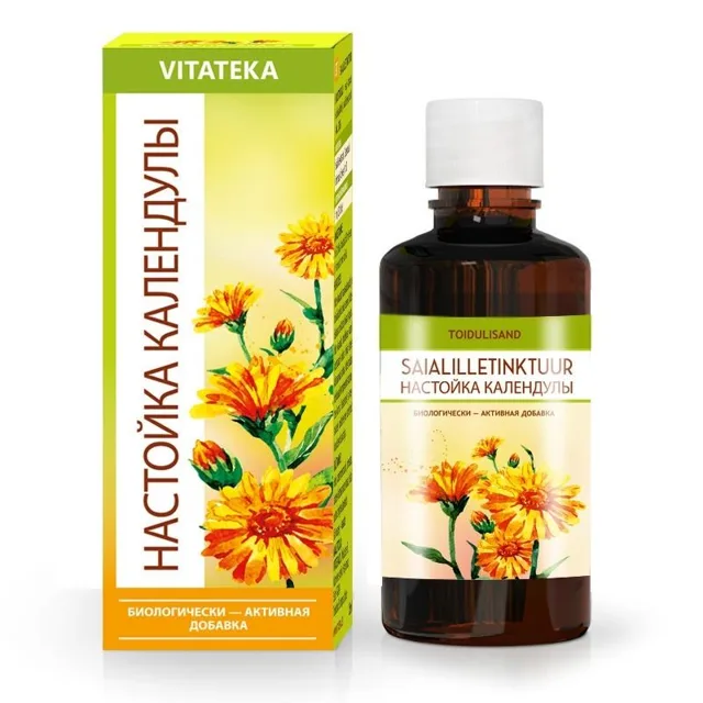 Tinktura z měsíčku lékařského – 25 ml – Vitateka