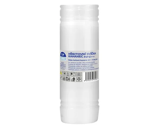 Tip Line hřbitovní svíčka parafínová 240 g