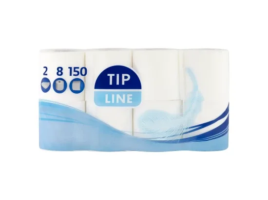 Tip Line Jemný toaletní papír 2vrstvý 8 ks