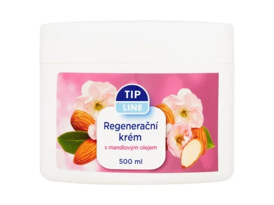 Tip Line regenerační krém s mandlovým olejem 500 ml
