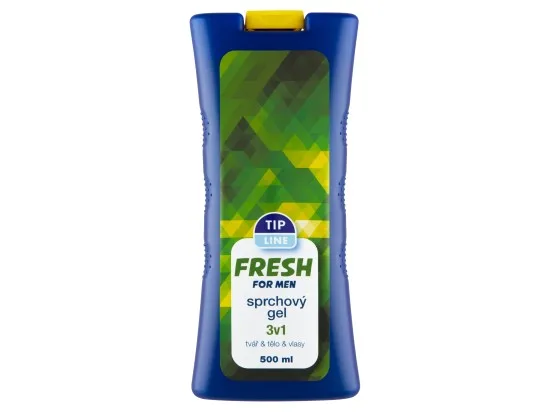 Tip Line sprchový gel Fresh for Man 3 v 1 500 ml
