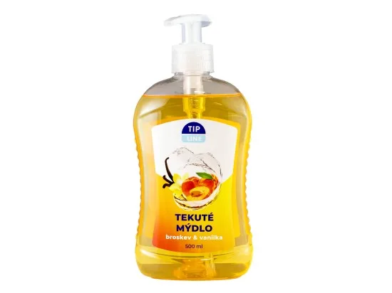 Tip Line tekuté mýdlo Broskev + vanilka 500 ml