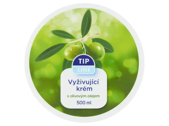 Tip Line vyživující krém s olivovým olejem 500 ml