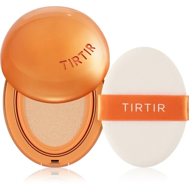 TIRTIR Mask Fit AI Filter Cushion Mini dlouhotrvající make-up v houbičce s matným efektem odstín 24N Latte 4.5 g