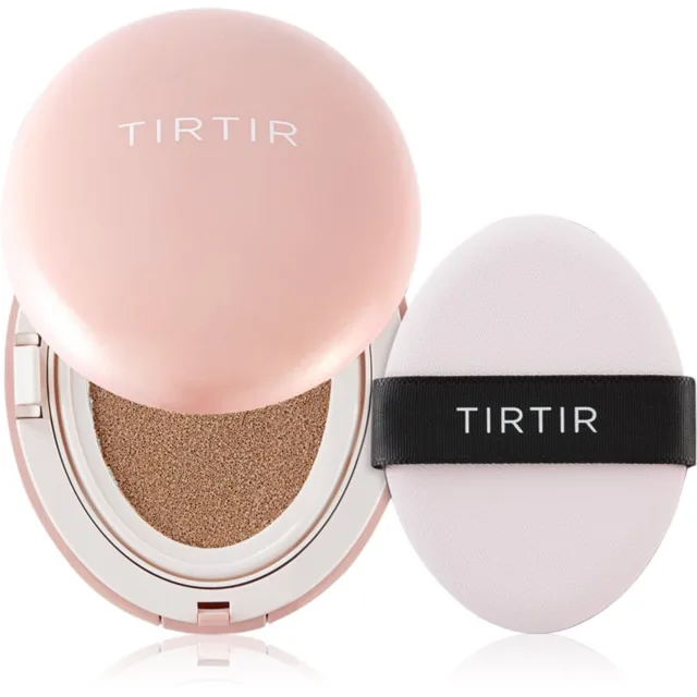 TIRTIR Mask Fit All Cover Cushion matující make-up v houbičce odstín 35N Walnut 18 g