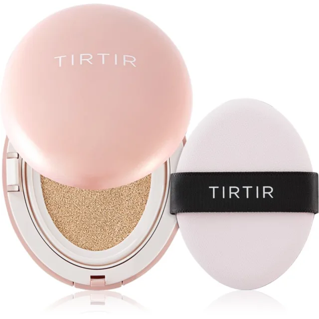 TIRTIR Mask Fit All Cover Cushion Mini matující make-up v houbičce odstín 21W Natural Ivory 4.5 g