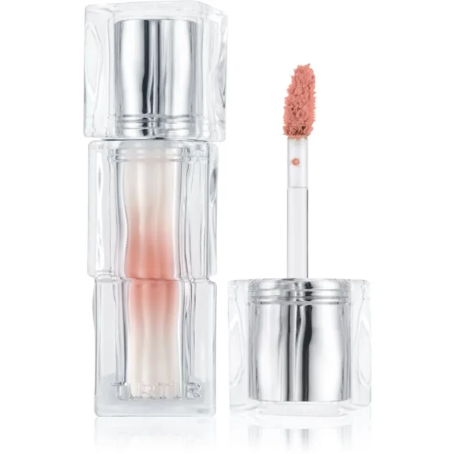TIRTIR Waterism Glow Tint dlouhotrvající lesk na rty malé balení odstín 22 Snowy Peach (White Snowy Collection) 1.8 g