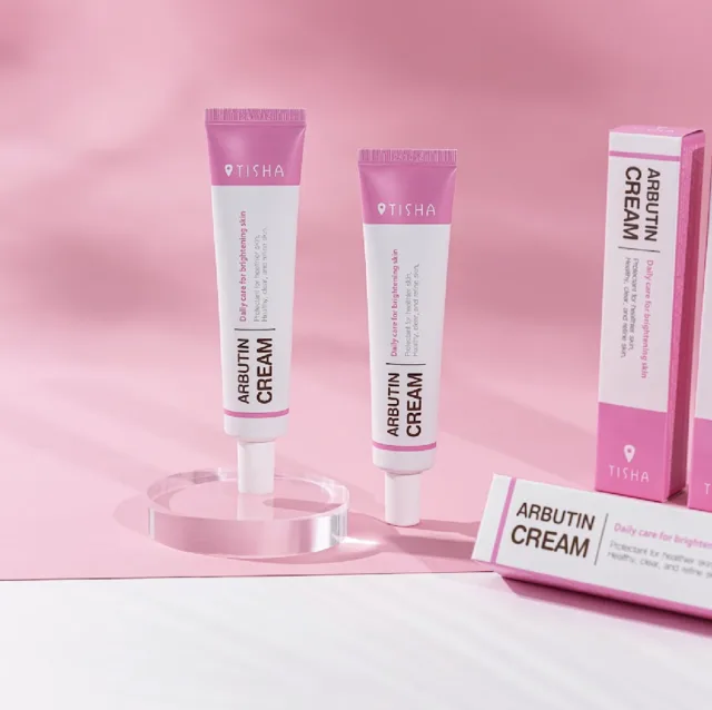 TISHA - Arbutin Cream - Rozjasňující krém s arbutinem proti pigmentovým skvrnám - 40 g