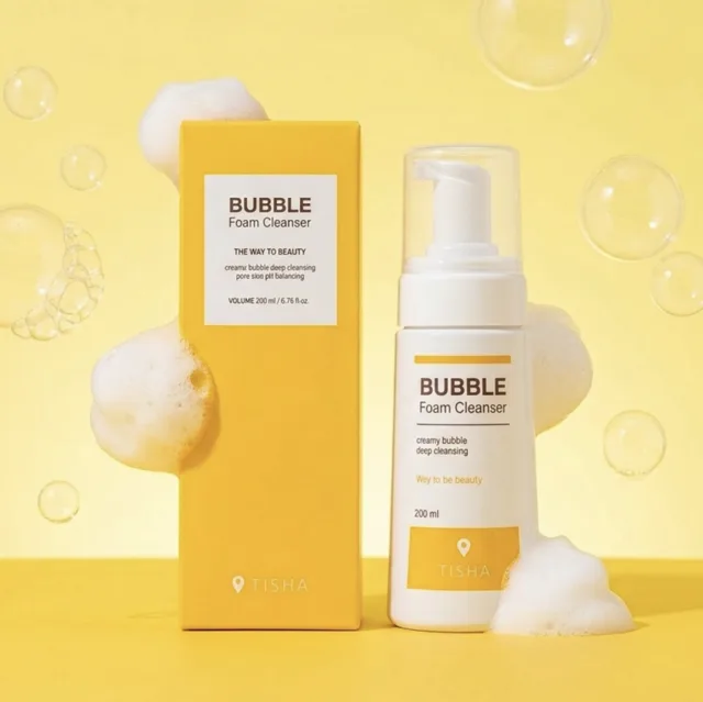 TISHA - Bubble Foam Cleanser - Čisticí bublinková pěna - 200 ml