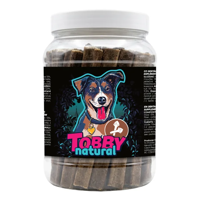 Tobby Natural Dental Snack 30ks - Hřebíček
