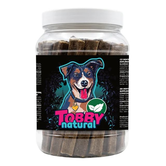 Tobby Natural Dental Snack 30ks - Peprmint