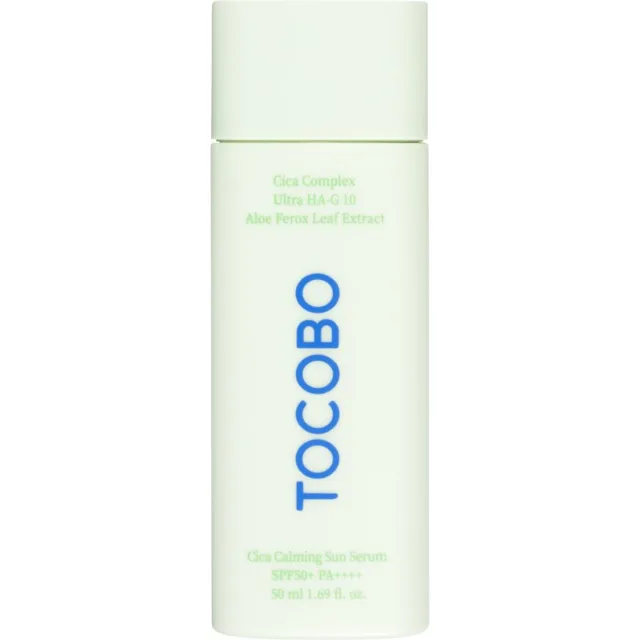 TOCOBO Cica Calming Sun Serum ochranné sérum se zklidňujícím účinkem SPF 50+ 50 ml