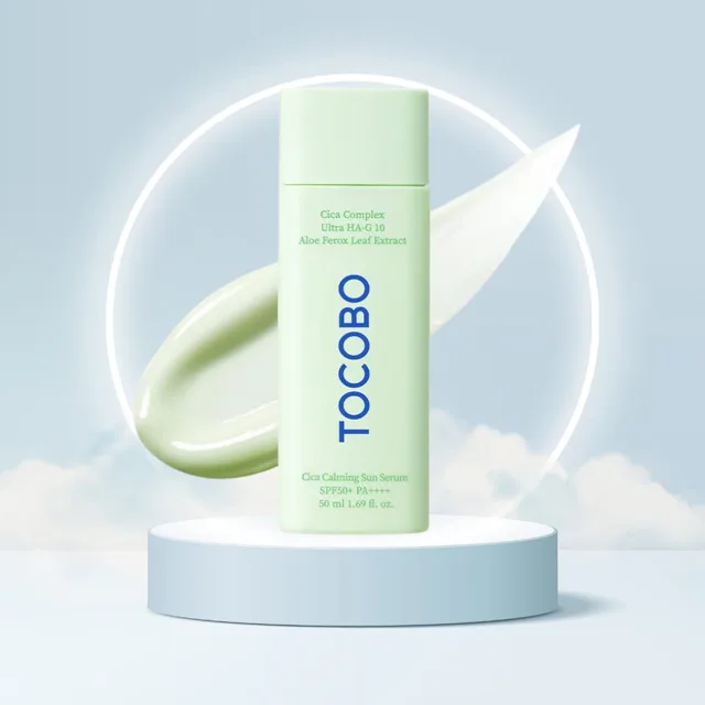 TOCOBO - Cica Calming Sun Serum SPF50+ PA++++ - Zklidňující SPF sérum - 50 ml