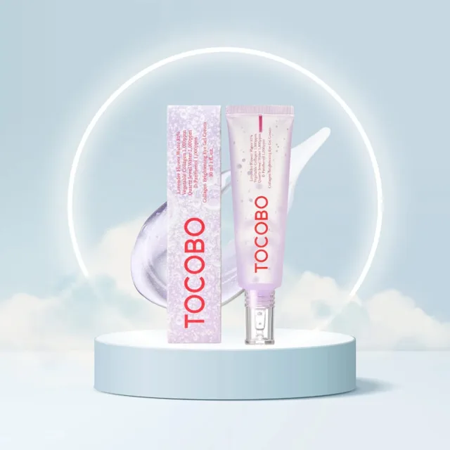 TOCOBO - Collagen Brightening Eye Gel Cream - Rozjasňující oční krém s kolagenem - 49 g