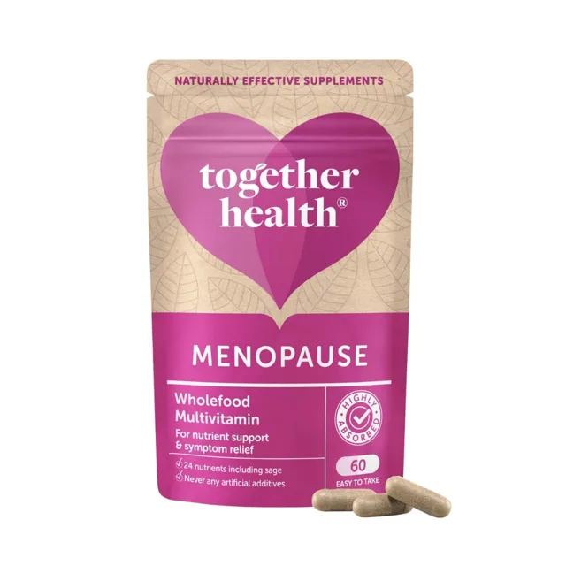 Together Health Menopause Multi – Vysoce vstřebatelné vitamíny a minerály pro ženy v menopauze, 60 kapslí