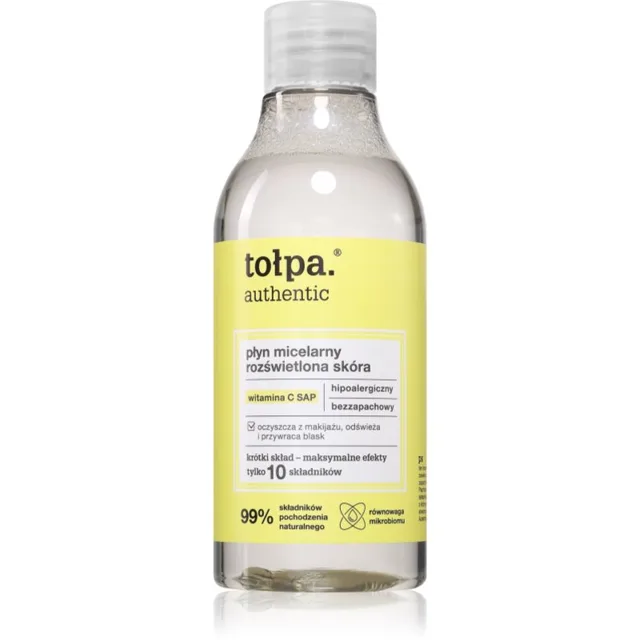 Tołpa Authentic Micellar Liquid Illuminated Skin čisticí micelární voda 300 ml