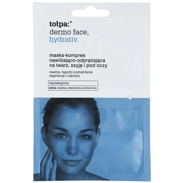 Tołpa Dermo Face Hydrativ intenzivní hydratační maska na obličej a oční okolí 2x6 ml