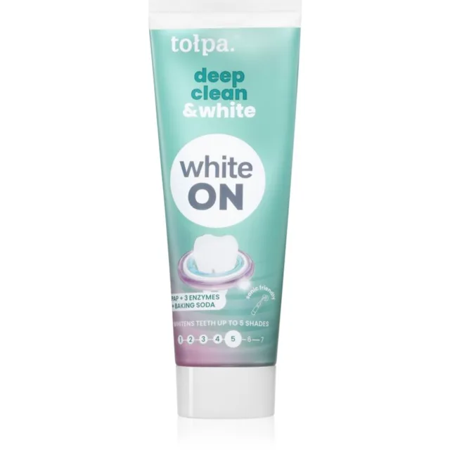 Tołpa On White Deep Clean & White bělicí zubní pasta 75 ml