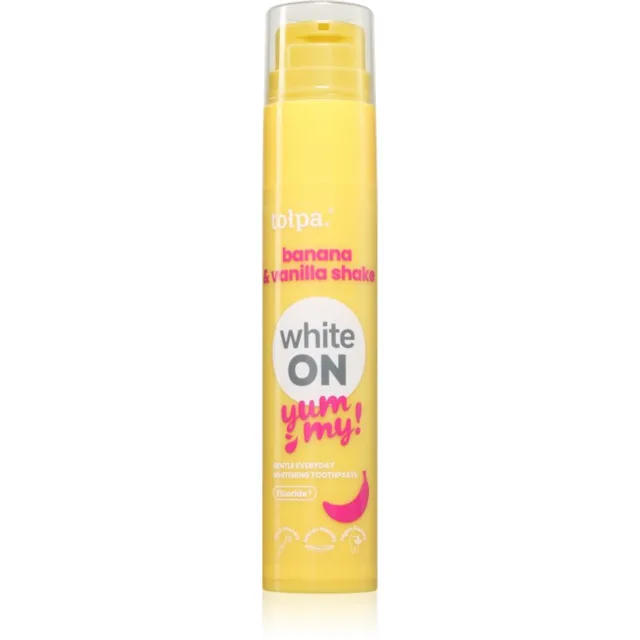 Tołpa On White Yummy bělicí zubní pasta příchuť Banana & Vanilla 60 g