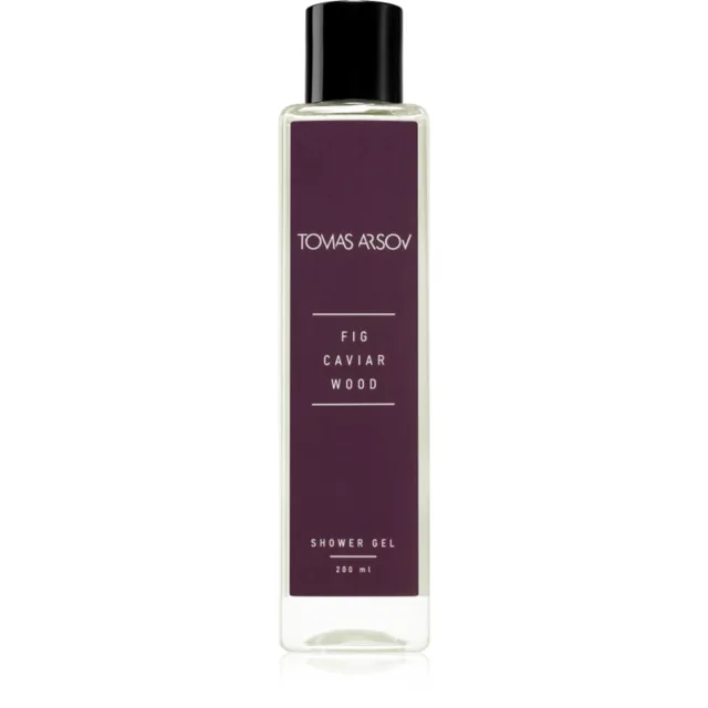 Tomas Arsov Fig Caviar Wood parfémovaný sprchový gel s povzbuzujícím účinkem 200 ml