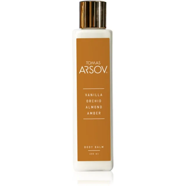 Tomas Arsov Vanilla Almond Milk Amber Body balm parfémované tělové mléko 200 ml