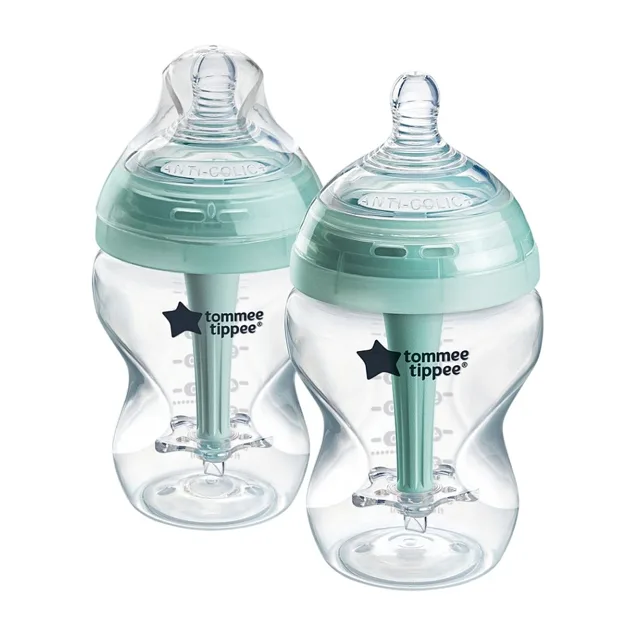 TOMMEE TIPPEE Advanced lahev anti-colic 0m+ 260 ml zelená 2 kusy
