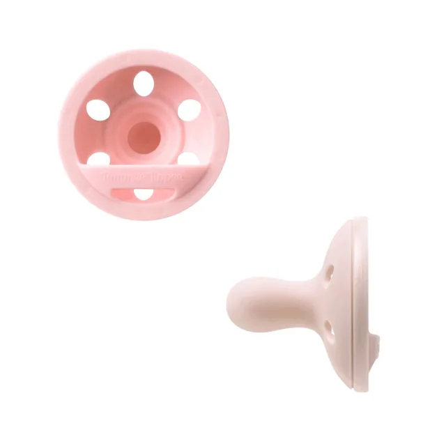 Tommee Tippee Breast-like silikonový dudlík 0-6m, Girl 2 ks růžová