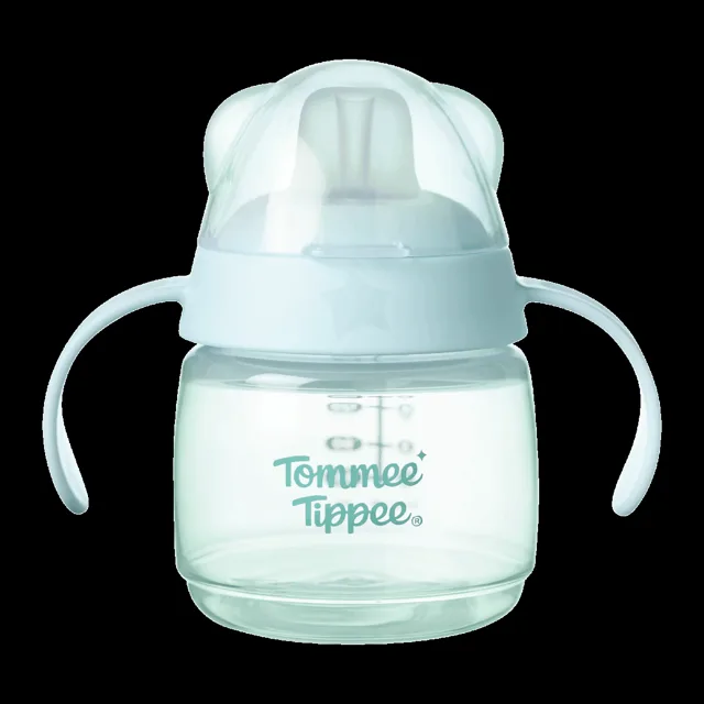 Tommee Tippee Netekoucí hrneček s hubičkou Transition 4m+ 150 ml modrý