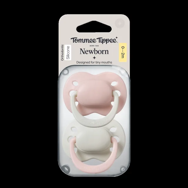 Tommee Tippee Silikonový dudlík Newborn Girl 0-2m 2 ks více barevných variant