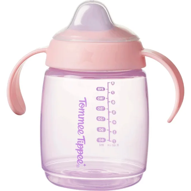 Tommee Tippee Trainer Spout tréninkový hrnek 6m+ Pink 1 ks