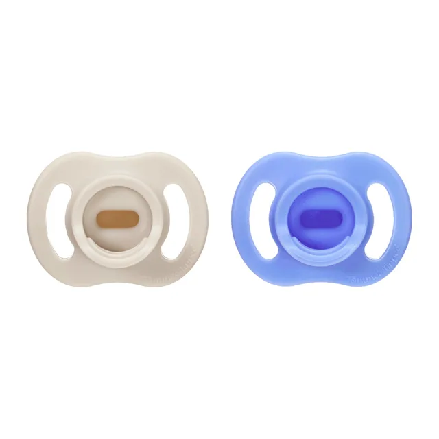 Tommee Tippee Ultra-light silikonový dudlík 6-18m, Boy 2 ks modrá