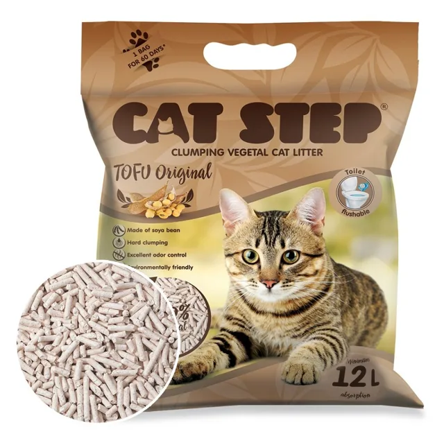 TOMMI Cat Step Tofu Original podestýlka 5,4 kg/12 l