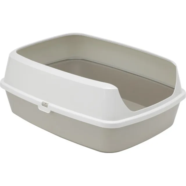 TOMMI Maryloo WC pro kočky s vysokým okrajem šedá 50 cm