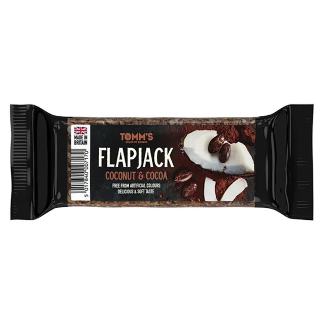 TOMMS Flapjack ovesná tyčinka kokos a kakao 100 g
