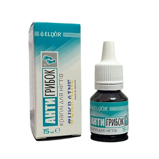 Tonikum / kapky na nehty „antigribok“ - Elixir - 15 ml