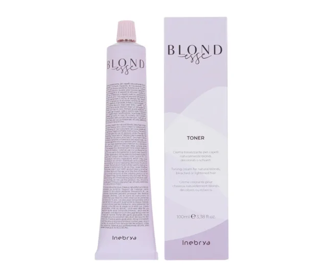 Tónovací krém na blond a odbarvené vlasy Inebrya Blondesse Toner 100 ml - platinový + dárek zdarma