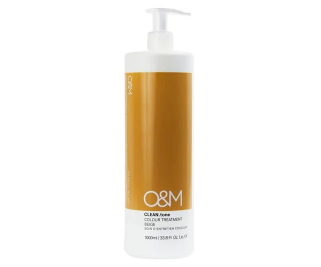 Tónovací péče na vlasy O a M Clean.tone Colour Treatment Beige - 1000 ml - béžová + dárek zdarma