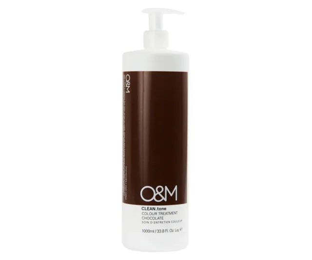 Tónovací péče na vlasy O a M Clean.tone Colour Treatment Chocolate - 1000 ml - čokoládová + dárek zdarma