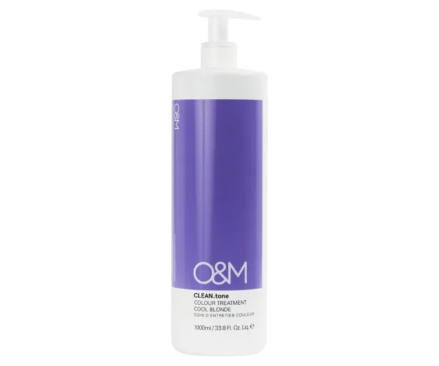 Tónovací péče na vlasy O a M Clean.tone Colour Treatment Cool Blonde - 1000 ml - studená blond + dárek zdarma