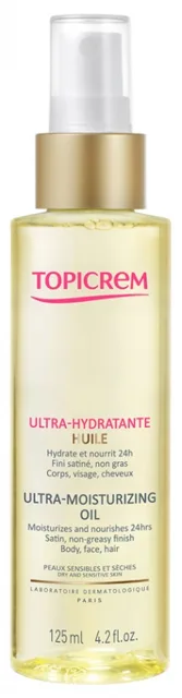 Topicrem Hydratační olej na tělo a vlasy (Ultra-Moisturizing Oil) 125 ml
