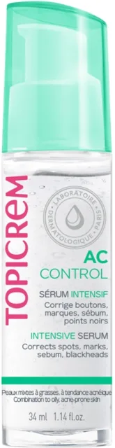 Topicrem Intenzivní noční sérum pro smíšenou až mastnou pleť AC Control (Intensive Serum) 34 ml