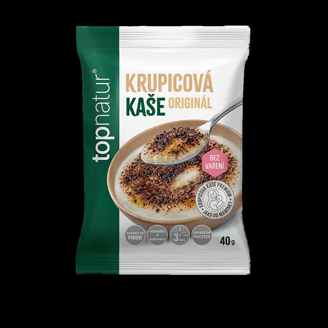 TOPNATUR Krupicová kaše originál 40 g