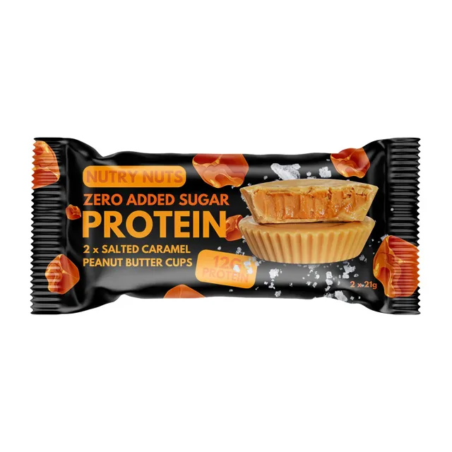 Topnatur Nutry Nuts Proteinové košíčky slaný karamel s arašídovým máslem 2x21 g