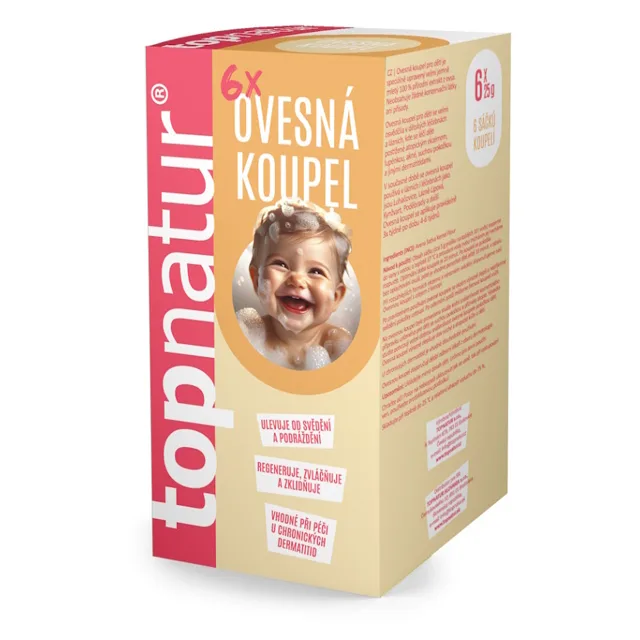 TOPNATUR Ovesná koupel pro děti 6x25 g