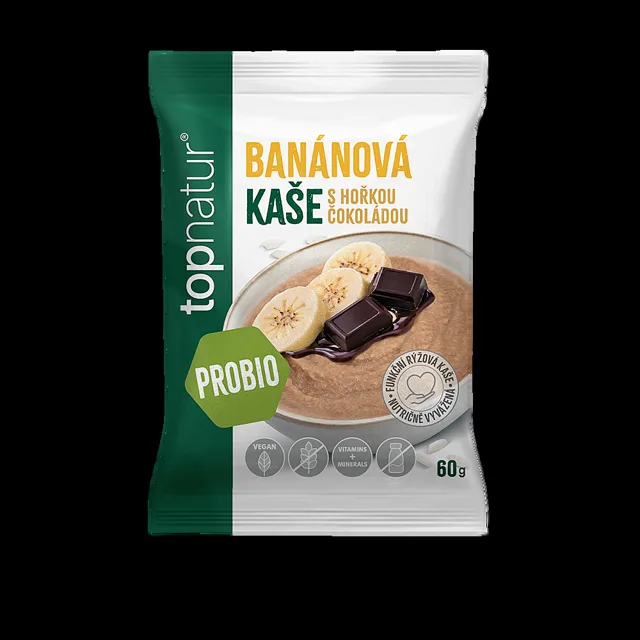 TOPNATUR Probio kaše banán s čokoládou 60g