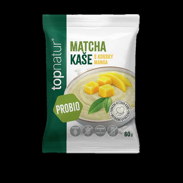 TOPNATUR Probio kaše matcha s mangem 60 g